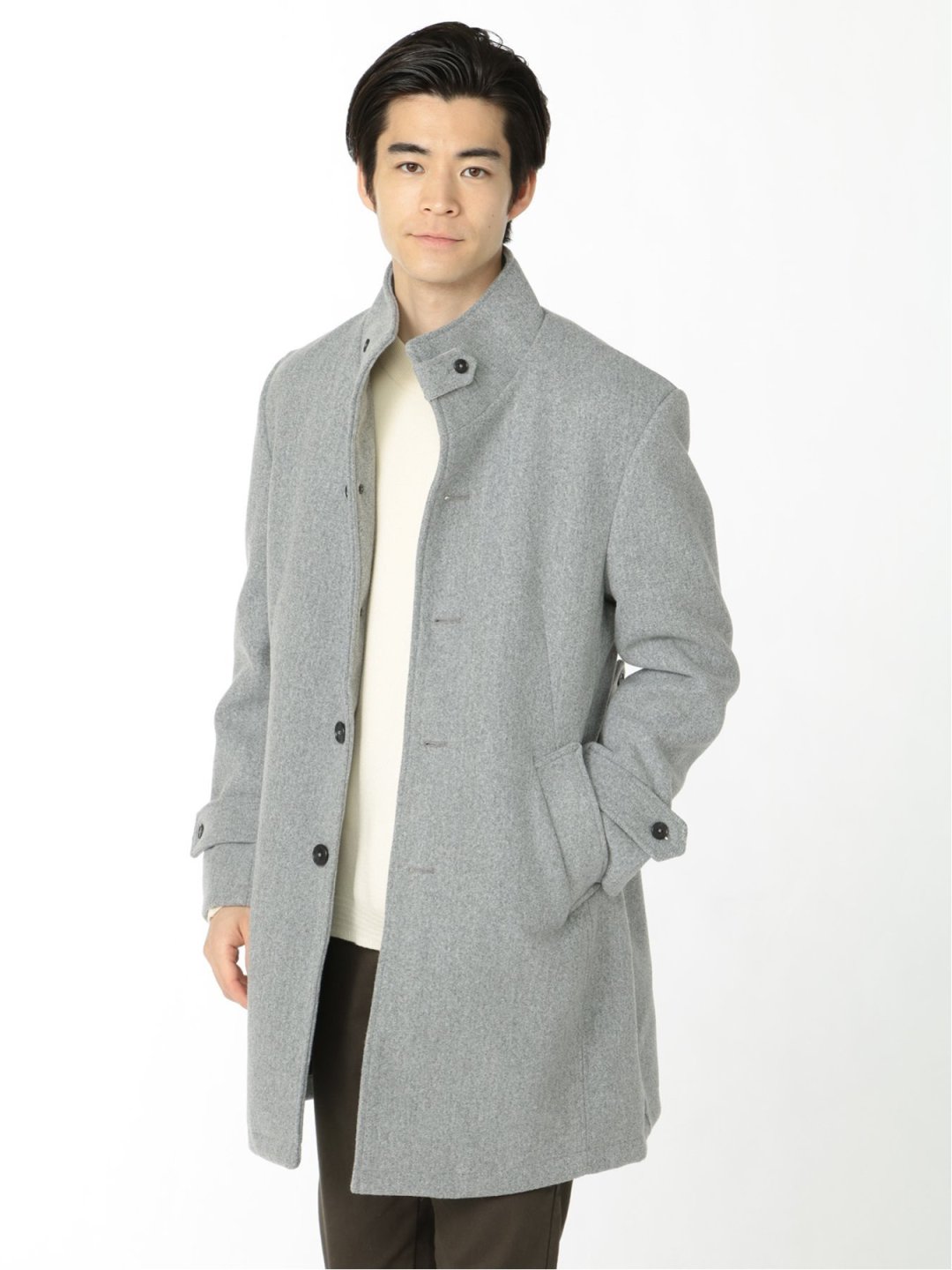 ニットメルトン イタリアンカラーコート S 03ライトグレー ジャケット アウター Taka Q Online Shop タカキューオンラインショップ 公式通販 ニットメルトン イタリアンカラーコート S 03ライトグレー ジャケット アウター Taka Q Online Shop タカキューオンラインショップ 公式通販