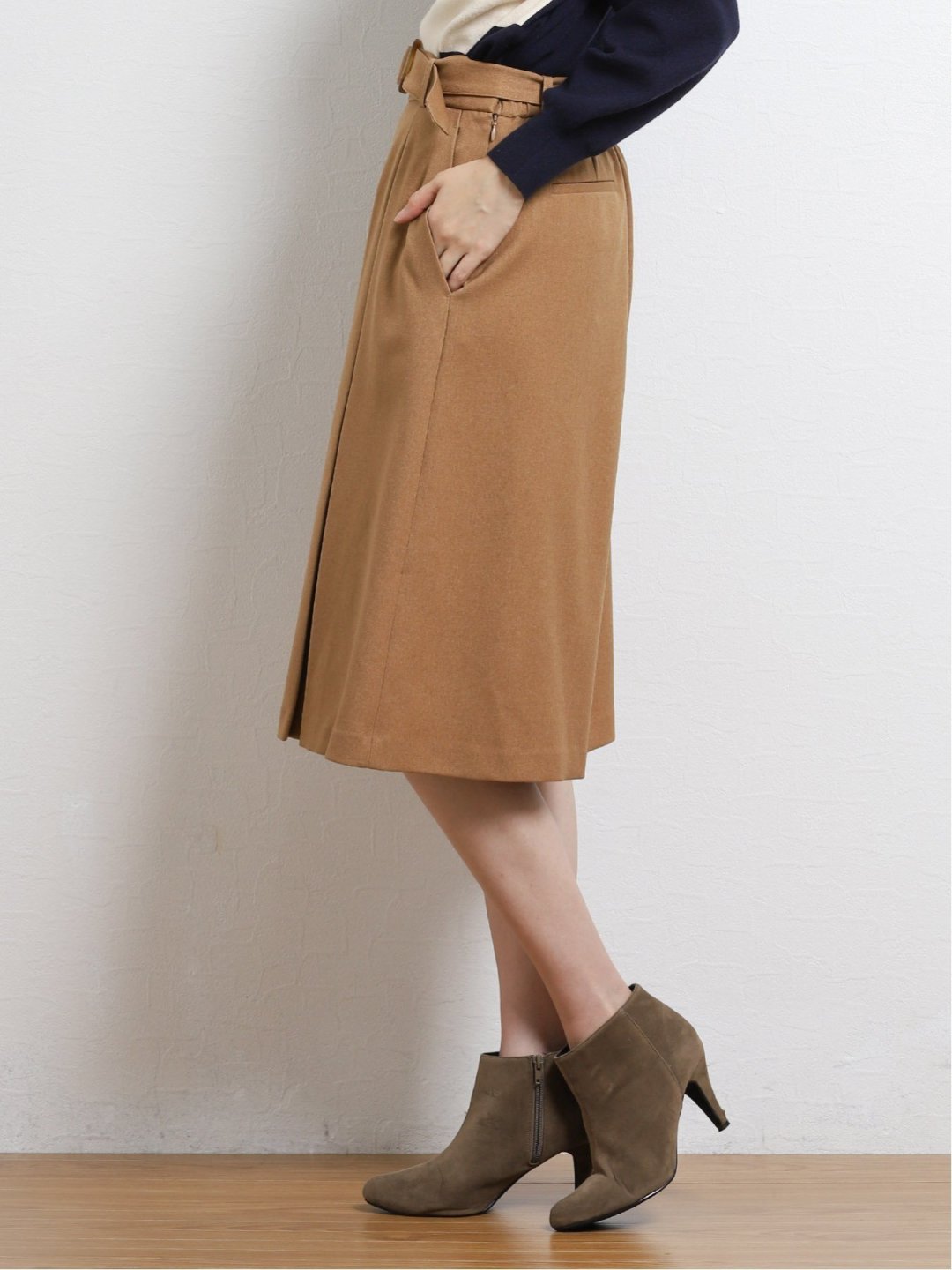 ボックスタック キュロットパンツ M 34キャメル パンツ Taka Q Online Shop タカキューオンラインショップ 公式通販