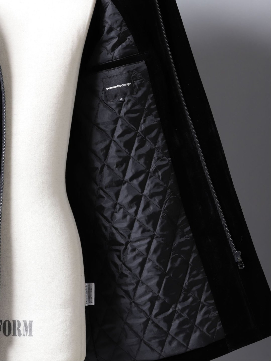 フロッキーフロントバックルコート S 05黒 ジャケット アウター Taka Q Online Shop タカキューオンラインショップ 公式通販