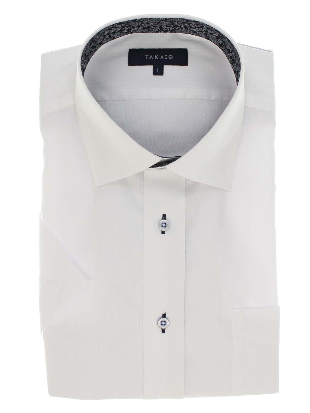 クールマックス Coolmax 形態安定レギュラーフィット ワイドカラー半袖シャツ S 01白 ビジネス シャツ ブラウス Taka Q Online Shop タカキューオンラインショップ 公式通販