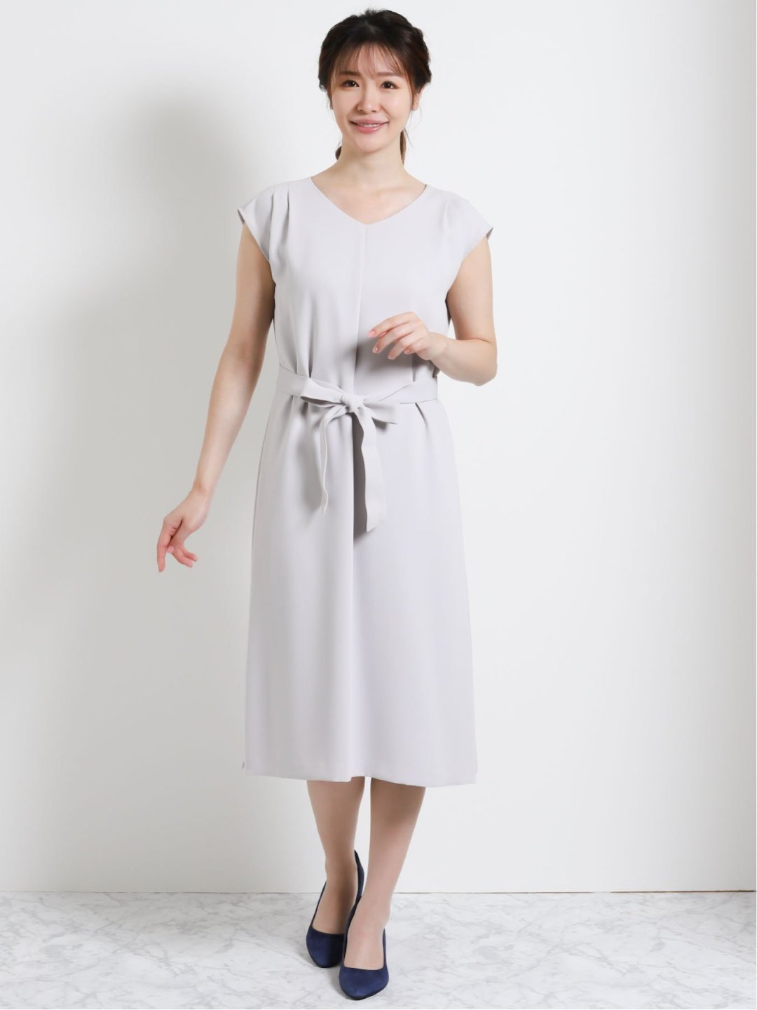 ダブルクロス セットアップ ノースリーブワンピース ライトグレー M 03ライトグレー セットアップ Taka Q Online Shop タカキューオンラインショップ 公式通販