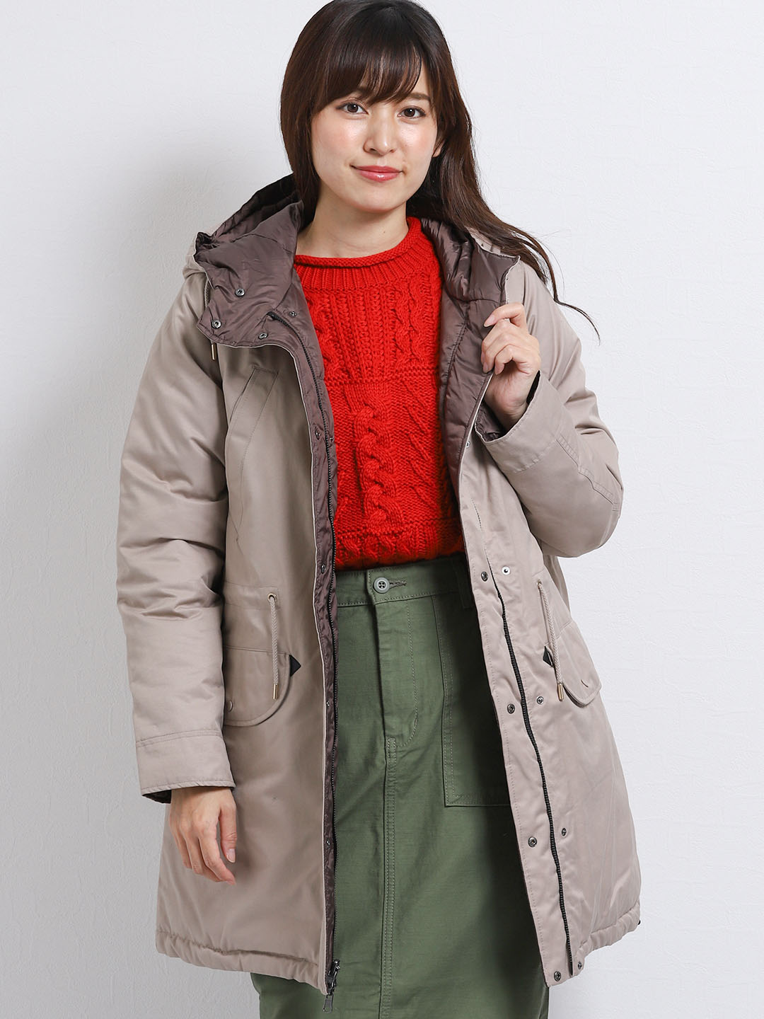 ワーゲン Wagen リバーシブルダウンコート Free 33ベージュ ジャケット アウター Taka Q Online Shop タカキューオンラインショップ 公式通販