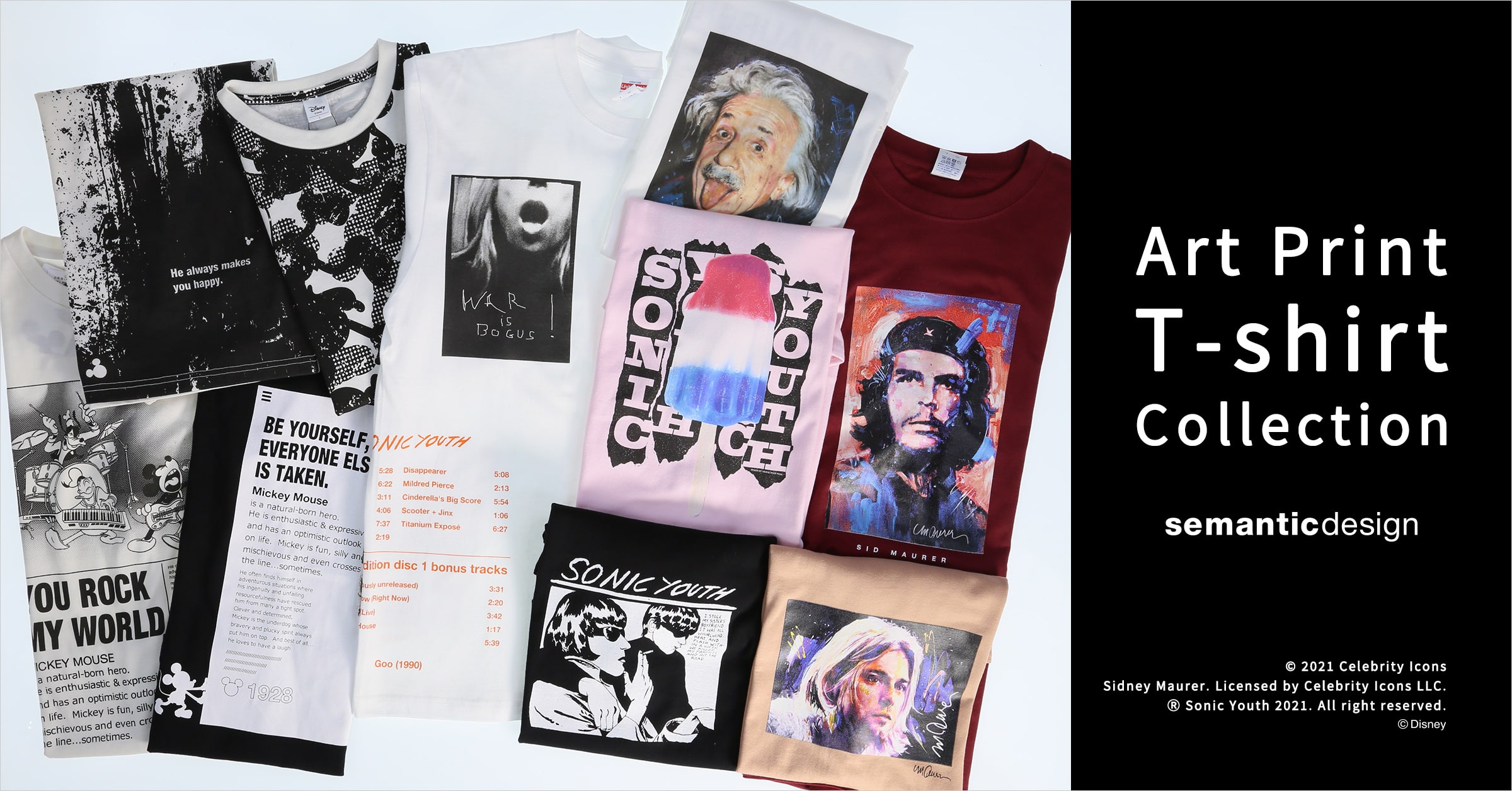 Art Print T-shirt collection