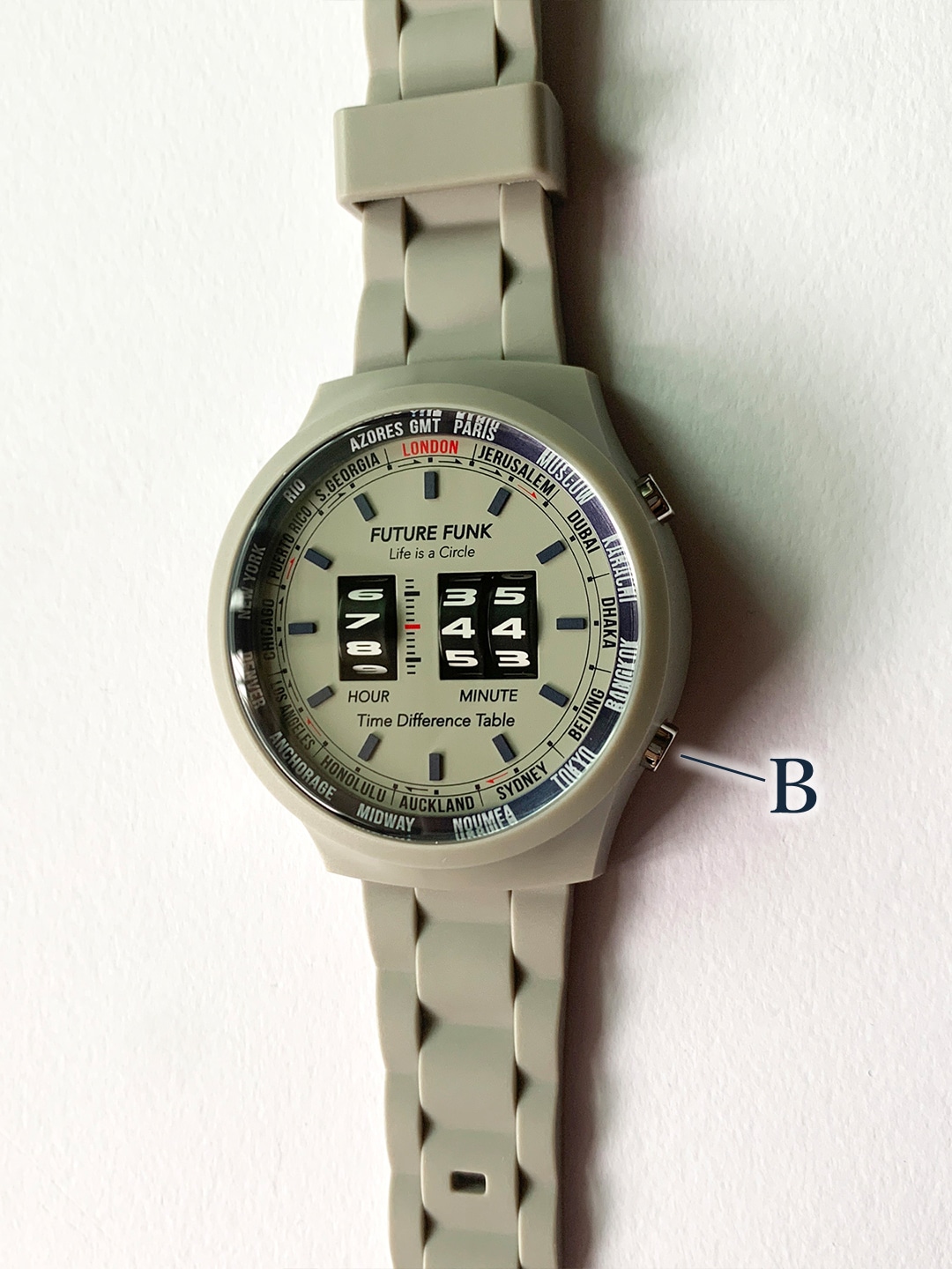 ローラー式腕時計 【FUTURE FUNK/フューチャーファンク】